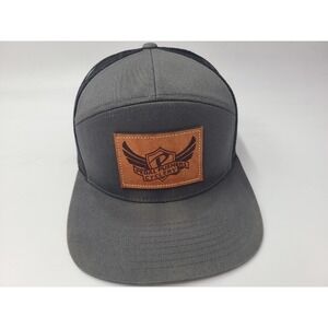 Pedal Pushers Cyclery Patch Golden Colorado Mesh Trucker Snapback Hat Cap Gray